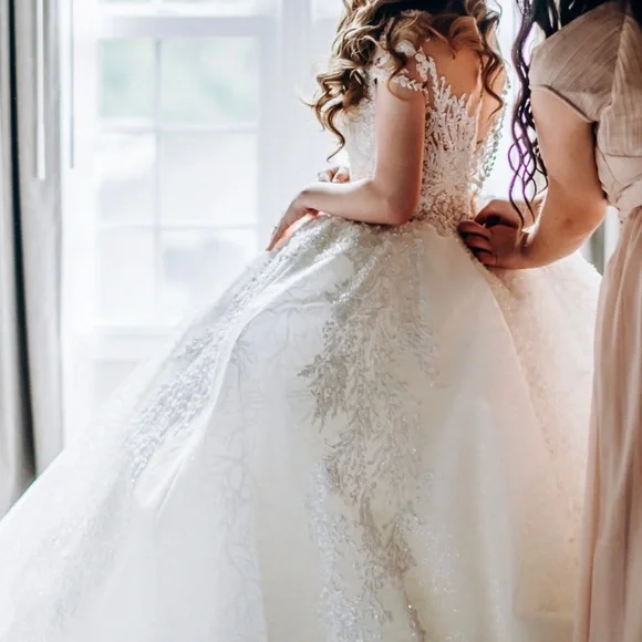 Custom European wedding dress!